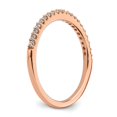 thumbnail image 6 of Solid 14k Rose Gold Diamond Wedding Band Ring Size 6 (.2 cttw.), 6 of 7