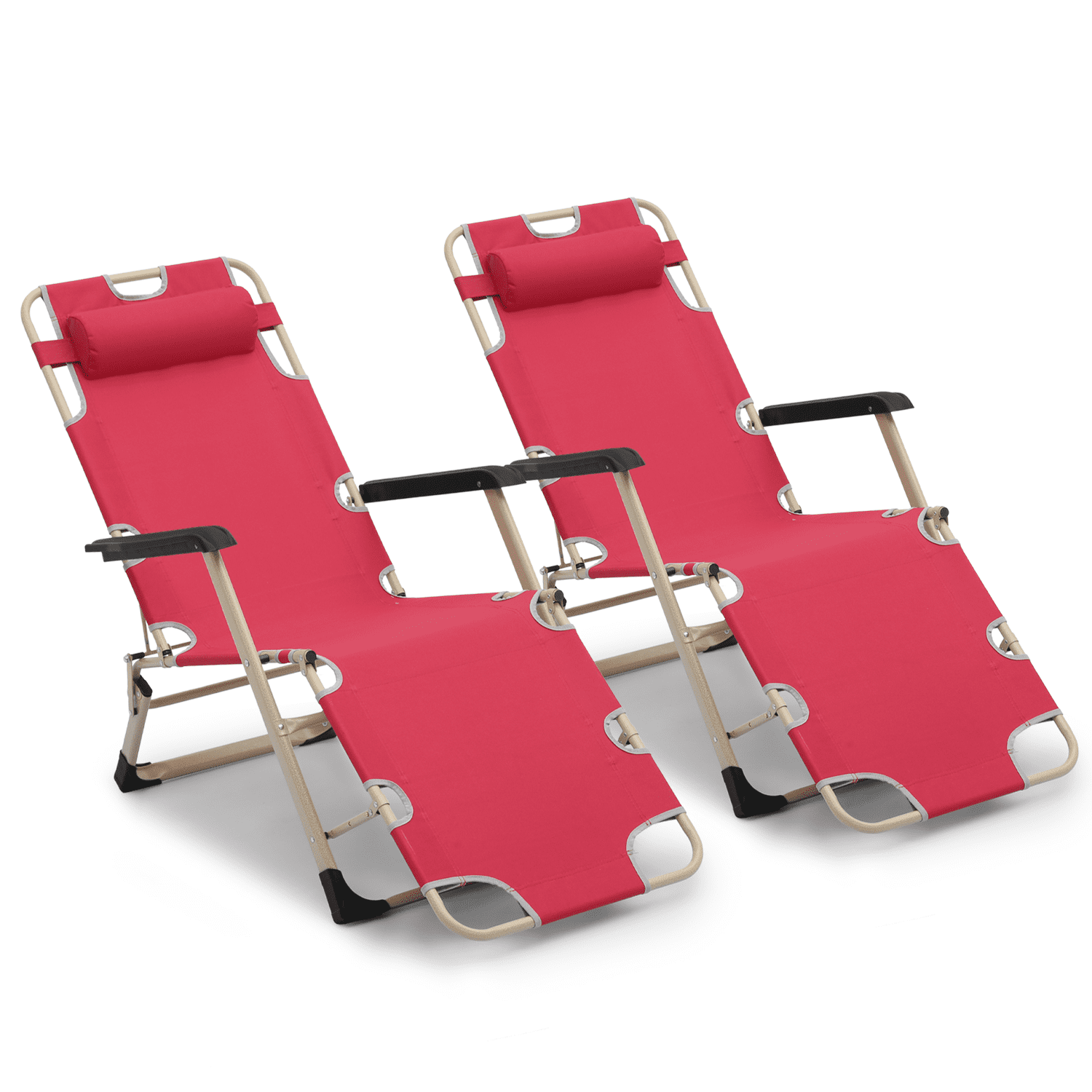 Magshion 2 Pack Zero Gravity Lounge Chair with Adjustable Headrest