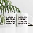 thumbnail image 6 of 43rd Birthday Gifts for Women - 1976 Birthday Gifts for Women, 43 Years Old Birthday Gifts Coffee Mug for Mom, Wife, Friend, Sister, Her, Colleague, Coworker - 11oz, 6 of 6