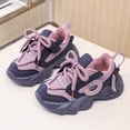 thumbnail image 3 of Otqutp Running Shoes for Boys Girls Lace-Up Athletic Chunky Casual Sneakers Non-Slip Gym Walking Sports Performance Shoes, 3 of 7