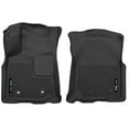 thumbnail image 3 of Fits 2016-2017 Toyota Tacoma Husky Liner Floor Liner 53741 X-act Contour; Molded Fit; Raised Channels And Edges; Black; TPE Thermoplastic Elastomer; 2 Piece, 3 of 3