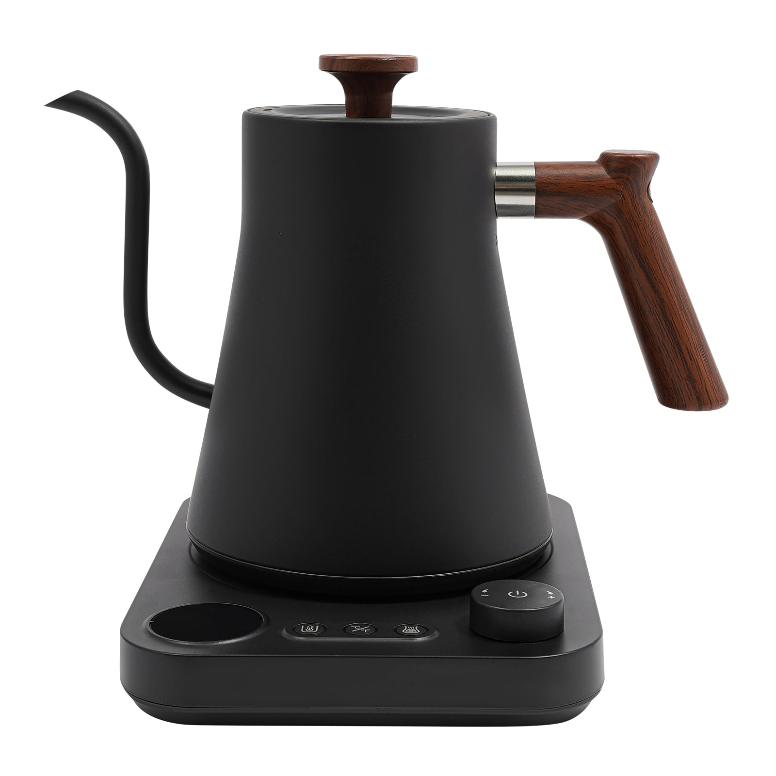Electric Gooseneck Kettle, 1200W Electric Kettle, Electric Tea Kettle Black