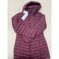 thumbnail image 3 of ROSE ROUND Women Puffer Jacket Hooded Warm Lightweight Packable Quilted Puffer Coat Outwear (Wine, Medium), 3 of 3