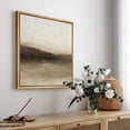 thumbnail image 2 of Framed Canvas Print Abstract Field Landscape Wall Art Neutral Vintage Decorative for Living Room Bedroom - 24"x24" NATURAL, 2 of 8