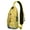 Yellow-8, variant on Kawaii Llama Face Print Sling Backpack, Lightweight Crossbody Daypack with Adorable Alpaca Cartoon Pattern, Funny and Cute Design, Anti-theft Travel Bag for Outdoor, Gym, Daily Use