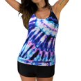 thumbnail image 1 of Tankini Swimsuits For Women 2 Piece Bathing Suits Tummy Control Modest Loose Fit Swimwear Tops With Boyshorts, 1 of 9