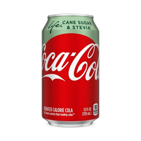 Coca-Cola Life Soda Soft Drink, 12 fl oz