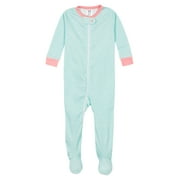 Gerber Baby & Toddler Neutral Snug Fit Footed Cotton Pajamas, 4-Pack, Sizes 0/3 Months-5T