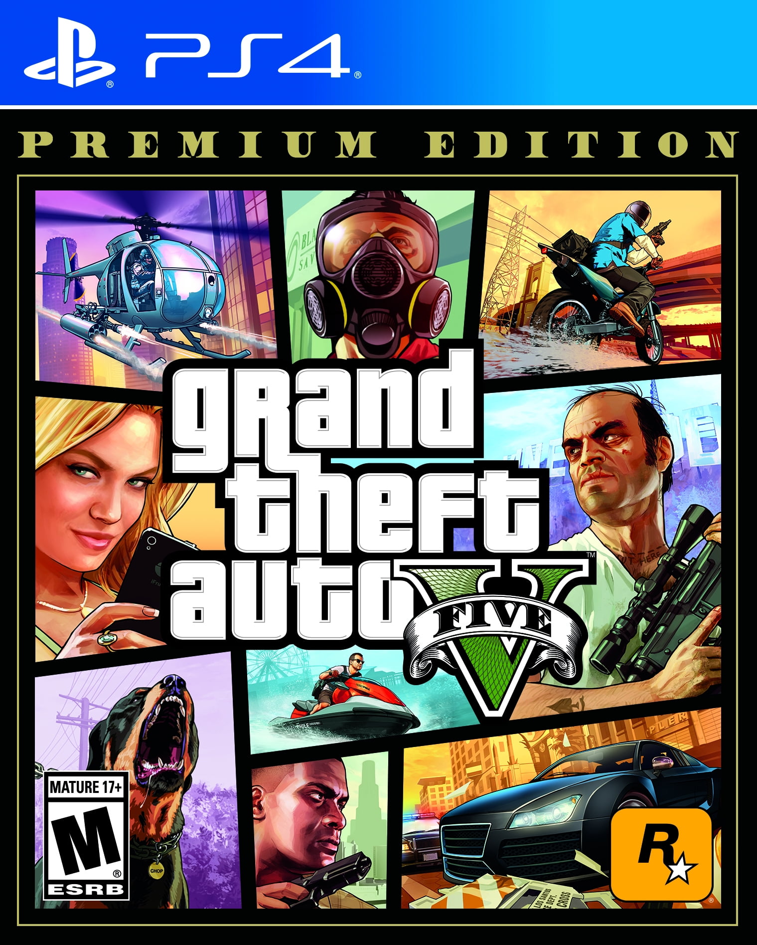 Grand Theft Auto V Premium Edition Rockstar Games Playstation 4