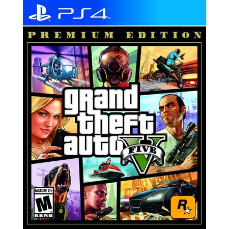 Grand Theft Auto V: Premium Edition, Rockstar Games, PlayStation 4, (Best Playstation Portable Games)