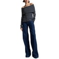 thumbnail image 3 of A.L.C. womens  Evelyn Wool-Blend Top, xs, Blue, 3 of 5