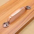 thumbnail image 2 of Tirador de cajón de gabinete antiguo, tirador de puerta de bronce, tirador de tocador Rose Gold-90mm, 2 of 9