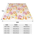 thumbnail image 3 of Zufioo Colorful Floral Fleece Blanket Queen Size,Plush Bed Blanket,Ultra Soft Throw Blanket,Plush Fuzzy Cozy Blanket Perfect for Bed,Couch-50"x40", 3 of 7