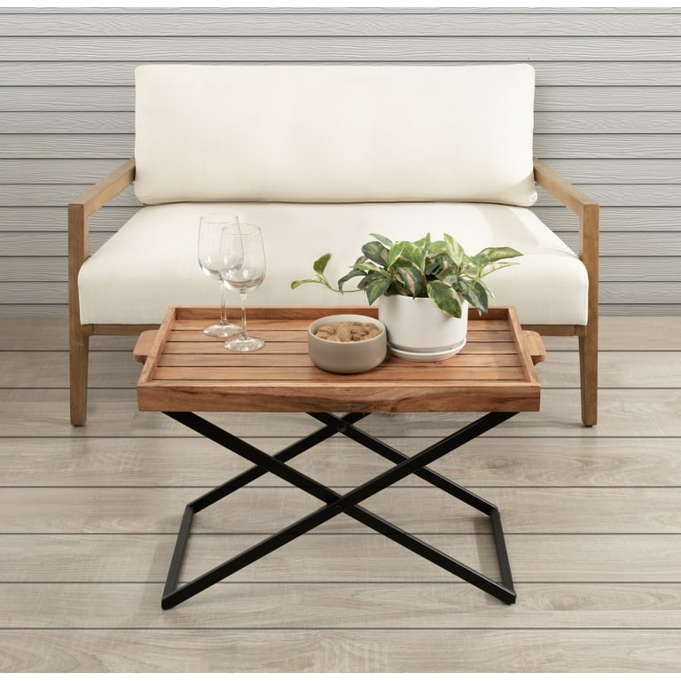 Outdoor coffee table tray discount