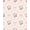 Pink Cream, Pattern 11, variant on ODIKA 8'x10' Washable Area Rug Frame Border Dainty Polka Dot Cute Motif Wreath Centerpiece Playful for Living Room, Under Sectional, Family , Durable, Non-Slip