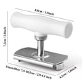 thumbnail image 4 of Abridor de tarros ajustable para manos débiles, abridor de tarros y botellas de acero inoxidable multifuncional, abrelatas manual, accesorios de cocina, 4 of 5