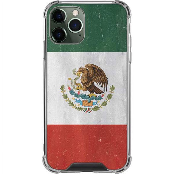 Skinit Countries of the World Mexico Flag Distressed iPhone 12 Pro Clear Case
