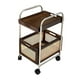 thumbnail image 2 of Carrito de almacenamiento, carrito de servicio con ruedas, organizador de estantes, carrito utilitario rodante para sala de estar, lavandería, baño y, 2 of 9