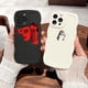 thumbnail image 1 of 2pcs Hairstyle Graphic Luxury Phone Case For IPhone 11 14 13 12 Pro Max XR XS 7 8 Plus Shockproof Cases Fall Bumper Back Soft Matte Lens Protection Cover Pattern Cases, 1 of 1