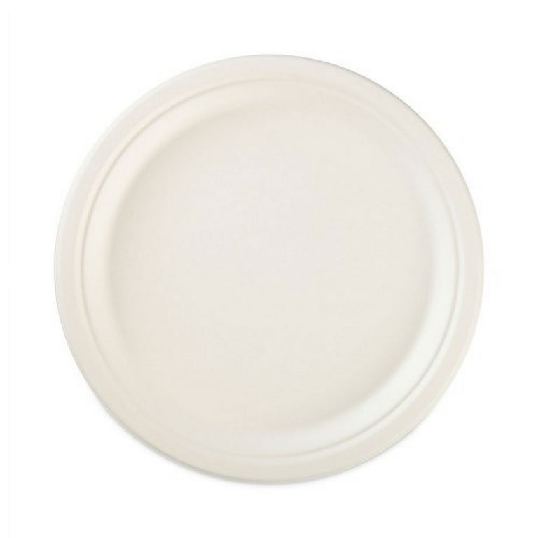 ECOSAVE Tableware, Plate, Bagasse, 6.75 ECOSAVE Tableware, Plate, Bagasse, 6.75