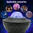 thumbnail image 4 of Star Projector with LED Galaxy Ocean Wave Night Light Projector BT Music Speaker for Baby Bedroom Game Rooms Party 10 Colors Options Voice & APP & Remote Control, 4 of 8