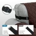 thumbnail image 4 of SHANNA 1/2/3 Seater Quilted Sofa Couch Cover Pad Water Resistant Slipcover Furniture Protector Pet Mat for Kids Dogs Pets（Brown）, 4 of 11