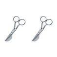 thumbnail image 4 of kurtrusly 7 Duckbill Applique Scissors for Thread Tufted Carpet Fabric Shears Silver 2Set, 4 of 6