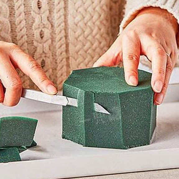 10Pcs Round Florist Blocks Flower Holder Floral Foam for Shop Floral Arrangements and Bouquet Design