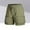 Army Green, variant on Zylanna Men's Casual Shorts, with Pockets Elastic Waist Leisure Wear 2025 New Style Solid Color Summer Cargo Shorts for Man Army Green Size 4XL