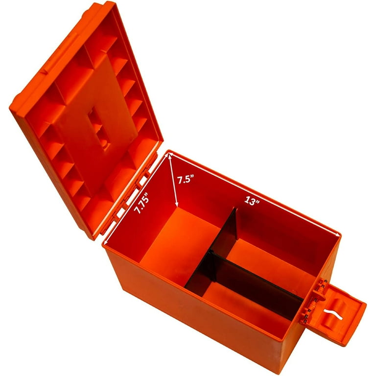 Wise 56041-15 Large Utility Dry Box, Orange - Walmart.com