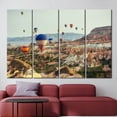 thumbnail image 3 of Goreme Art Canvas, Air Balloon Art, Urgup Wall Art, View Canvas Art, Turkish Wall Art, Landscape Poster, Travel Canvas, Turkey Poster, Canvas Wall Decor - 5P-Gallery Wrapped, 3 of 9