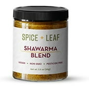 Premium Shawarma Spice Blend by SPICE   LEAF - Vegan Pesticide Free Spice Blend Used to Give Vegetables,  Meat, and Poultry a Middle Eastern Flavor, 3.5 oz.