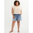 thumbnail image 5 of Jessica Simpson Women's and Women's Plus Ivy Bermuda Short, Sizes 2-24W, 5 of 6