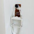 thumbnail image 3 of Bolso Bandolera Bolso Chain Commute Bag Fashion Crossbody Bag Transparente Elegante para viajes (Blanco), 3 of 6