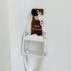 thumbnail image 3 of Bolso Bandolera Bolso Chain Commute Bag Fashion Crossbody Bag Transparente Elegante para viajes (Blanco), 3 of 6