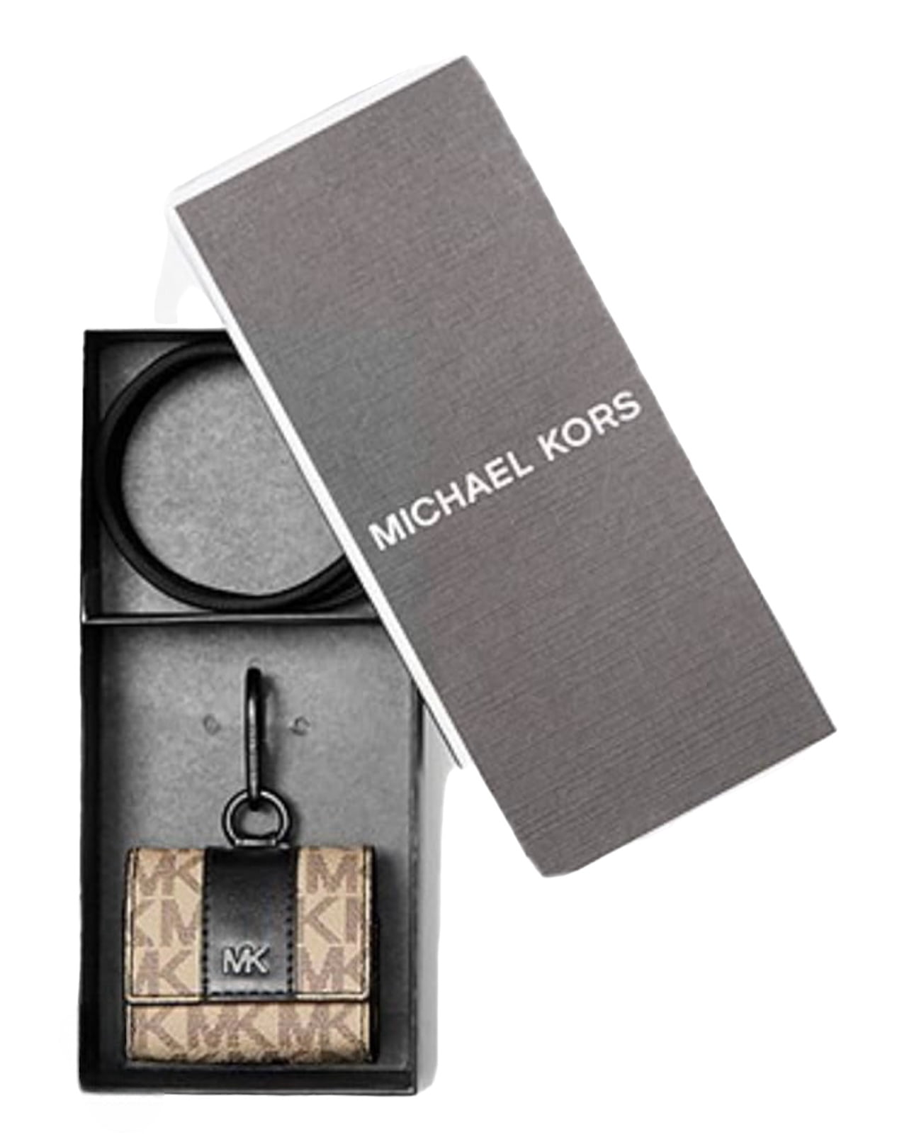 Michael Kors Logo Clip Case for Apple AirPods Pro (Hemp/Brown