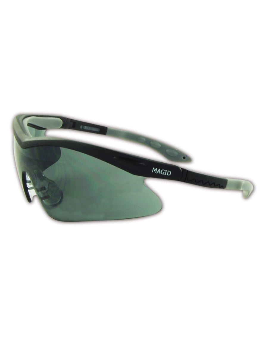 Magid Gemstone Zircon Plus Gray Safety Glasses, Pair by