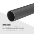 thumbnail image 4 of Rigid Round Pipe 36mm ID 40mm OD 20cm/8" Length Light Grey High Impact for Water Pipe, Crafts, Cable Sleeves, 4 of 6