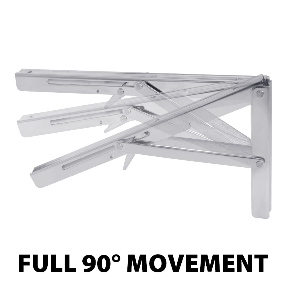 White Water 7996S Heavy Duty Table Folding Shelf Bracket