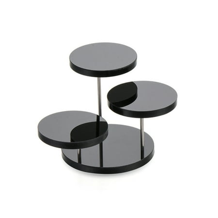 

Multi-Layer Cupcake Stand Acrylic Tiered Serving Round Cupcake Tower for Party B