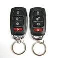 One Way Car Alarm System PKE Keyless Entry Central Lock Kit Vibration