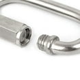 thumbnail image 3 of M5 Stainless Steel Quick Oval Screwlock Link Lock Hook Carabiner 2pcs, 3 of 4