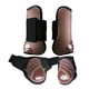 thumbnail image 3 of 2 pares de botas para el cuidado de caballos, botas para salto y ejercicio, botas de equitación para tendones. Marrón XL, 3 of 9