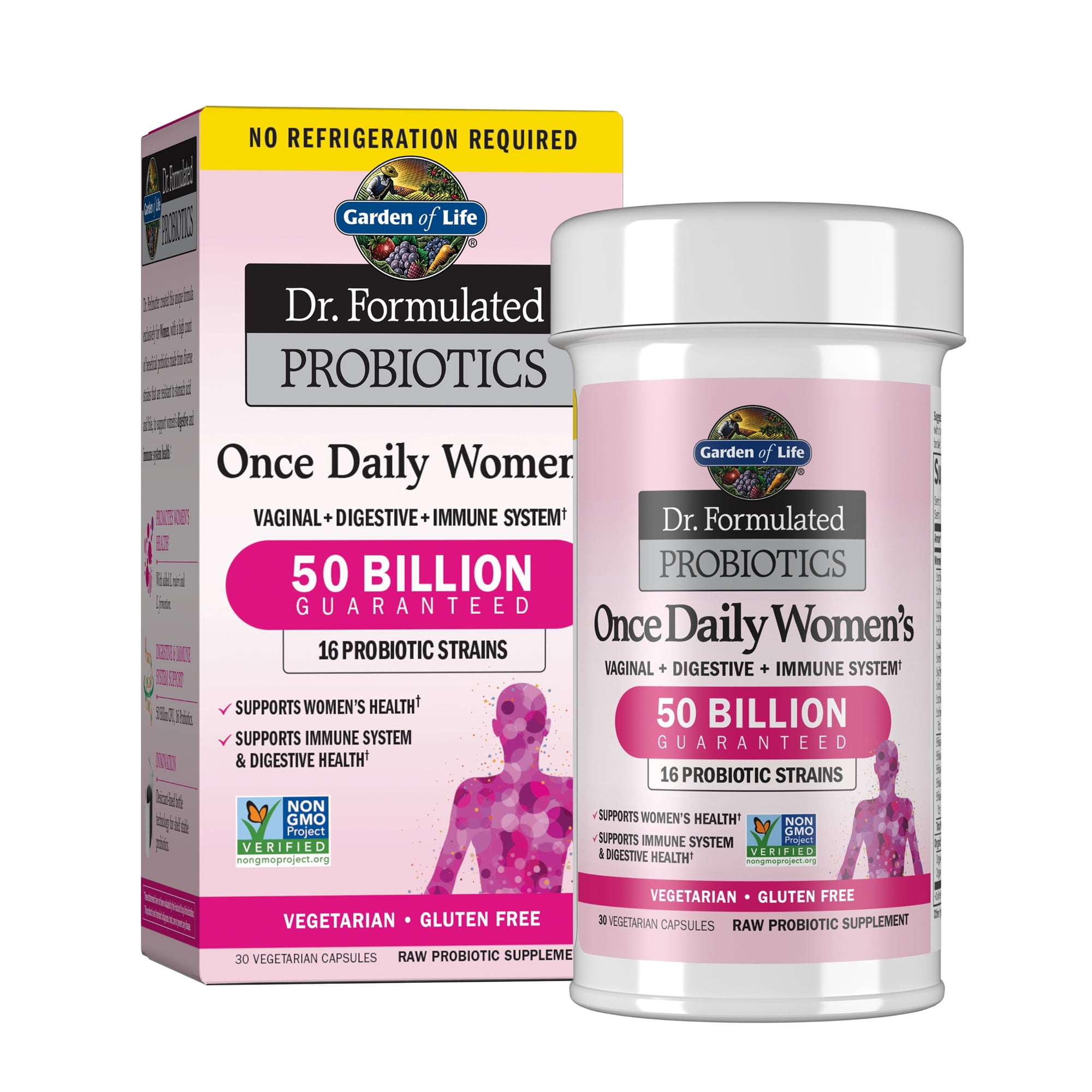 Garden of Life Dr. Formulated Probiotics Once Daily Women's, 30 Capsules
