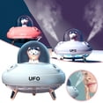 thumbnail image 1 of Doble Pulverización Ufo De 400 Ml Con Luces De Colores Humidificador De Dibujos Animados Reposición Silenciosa De Agua En El Hogar Sweethay HA047704-01, 1 of 6