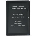 thumbnail image 1 of Aarco Products RAD3624BU 1 Porte Design Panneau de Lettre - Graphite, 1 of 1