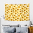 thumbnail image 5 of Xecao Yellow White Striped Sunflower Print Tapestry, Wall Hanging Room Funny Decor, Backdrop Room Decor for Bedroom Living Room dormitory, 5 of 8
