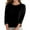 Black, variant on EDFBUYKRS Female Sweaters Fall Winter Solid Color Warm Knit Hooded Sweater Teen Girl Cute Pullovers Fall Sweater Xxl