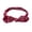 B004- Wine, variant on Bandana Print, Stretchy Headbands for Women, Bow Hairband, Wrap, Elastic Band, Knotted Style, Burgundy Red, Casual Outings, 1 Pc