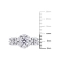 thumbnail image 2 of Everly Women's Created Moissanite Sterling Silver Engagement Ring, 2 of 6
